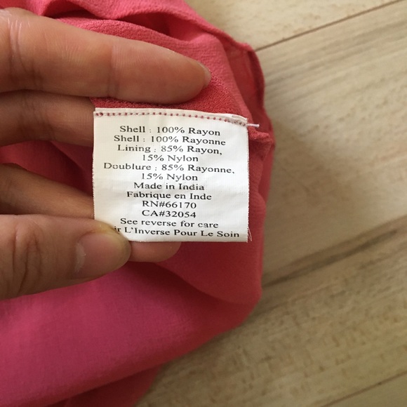 Anthropology Coral Eyelet Sleeveless Summer Dress - Picture 5 of 7